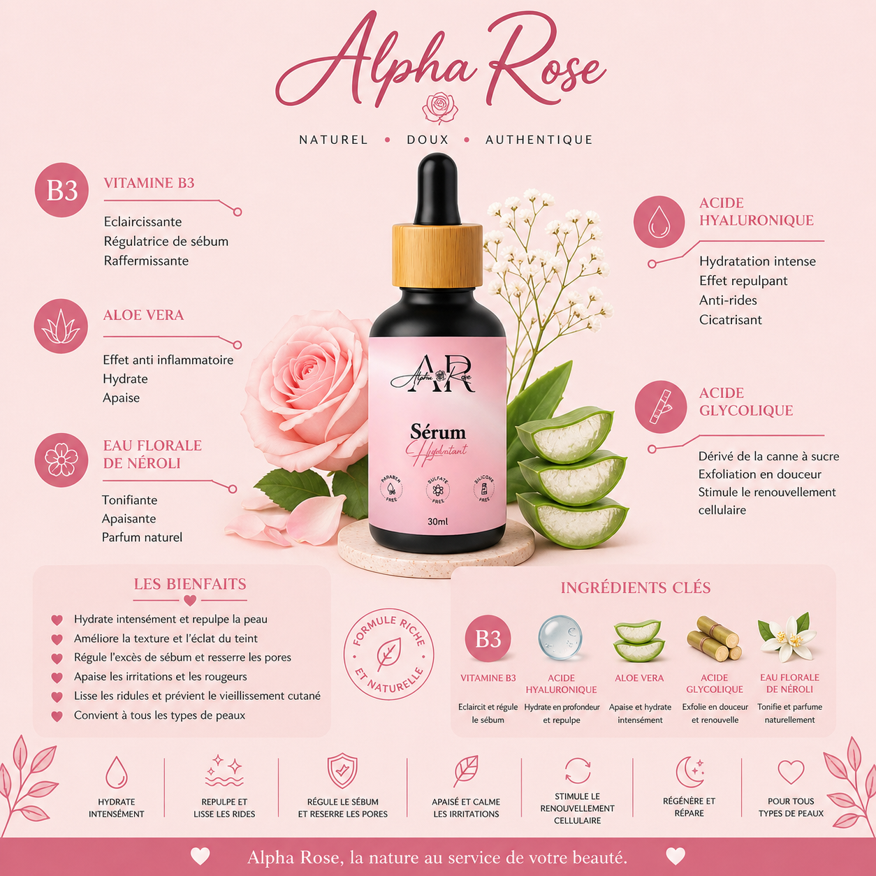 Serum hydratant