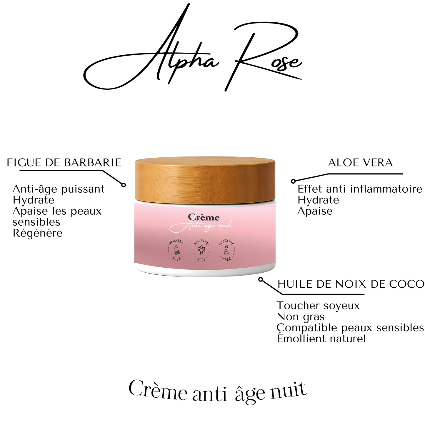 Crème anti-âge nuit