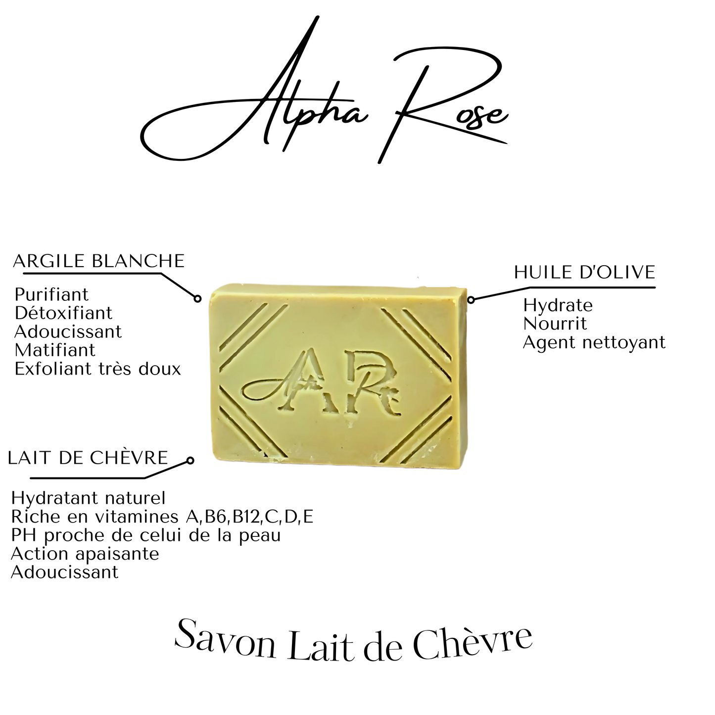 Savon au lait de chèvre Nature