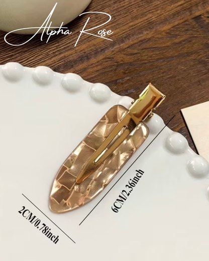 Alpha Rosy Clips - Élégance & Style au quotidien