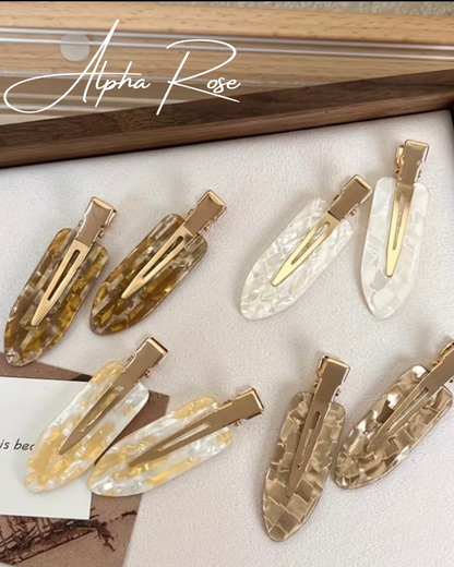 Alpha Rosy Clips - Élégance & Style au quotidien