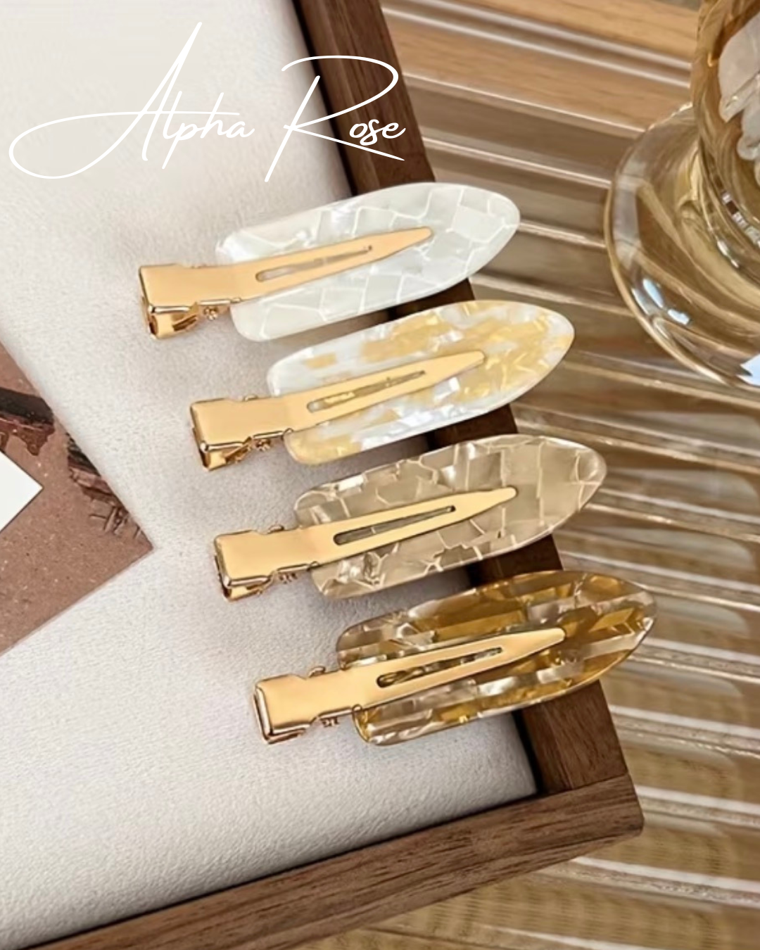 Alpha Rosy Clips - Élégance & Style au quotidien