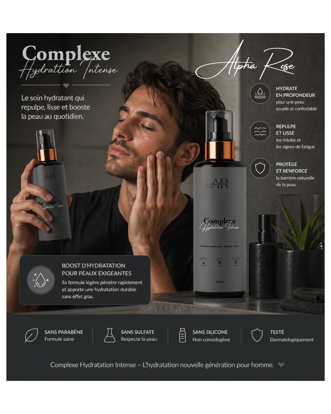 Coffret Homme 3 produits + 1 DÉODORANT OFFERT