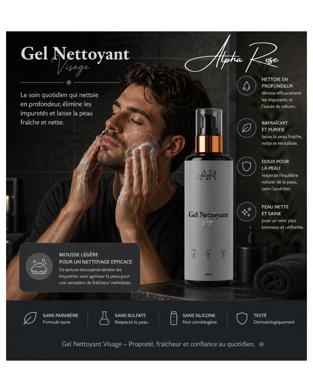 Coffret Homme 3 produits + 1 DÉODORANT OFFERT