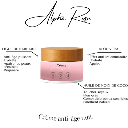 Crème anti-âge nuit