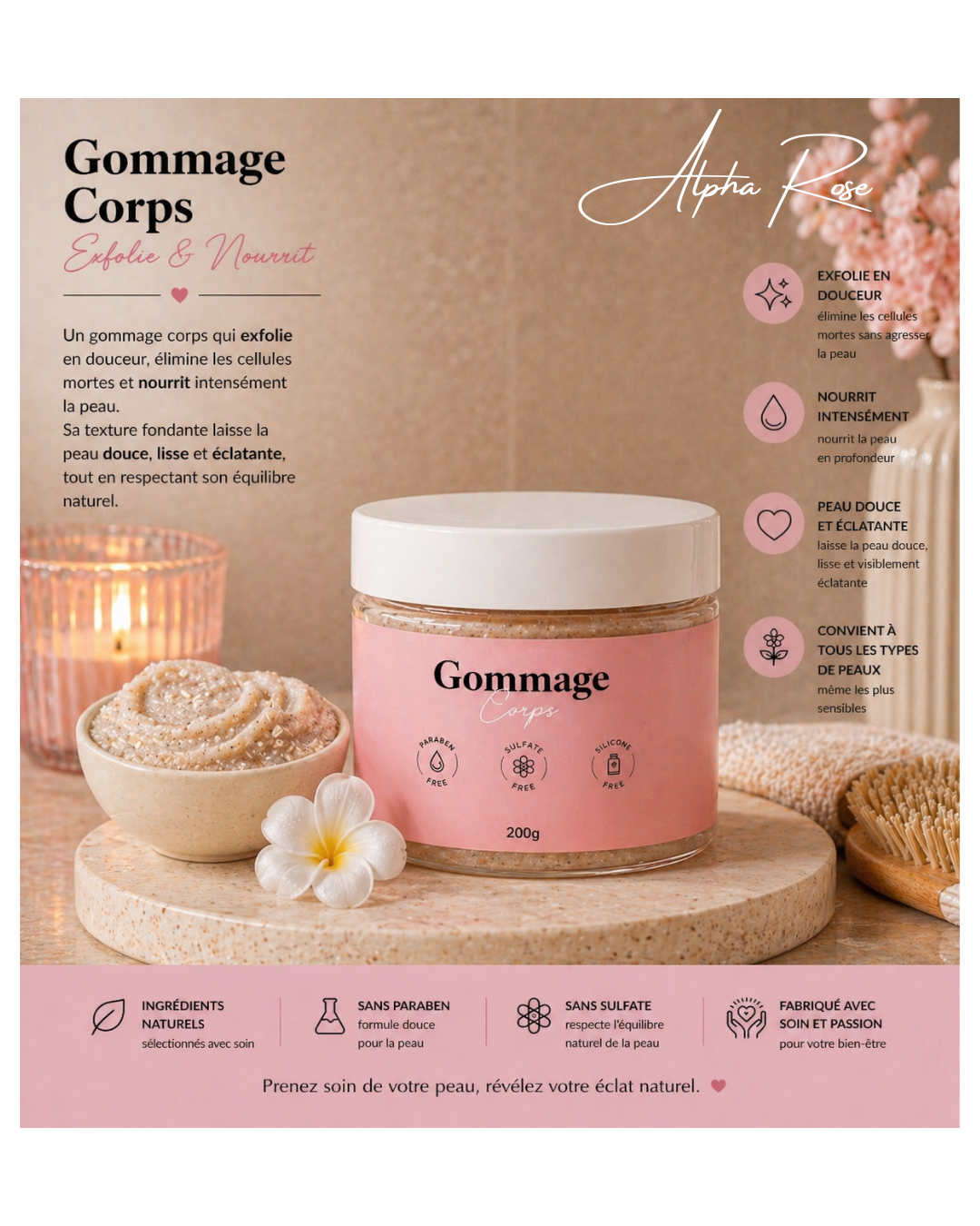 Gommage Corps coco monoï