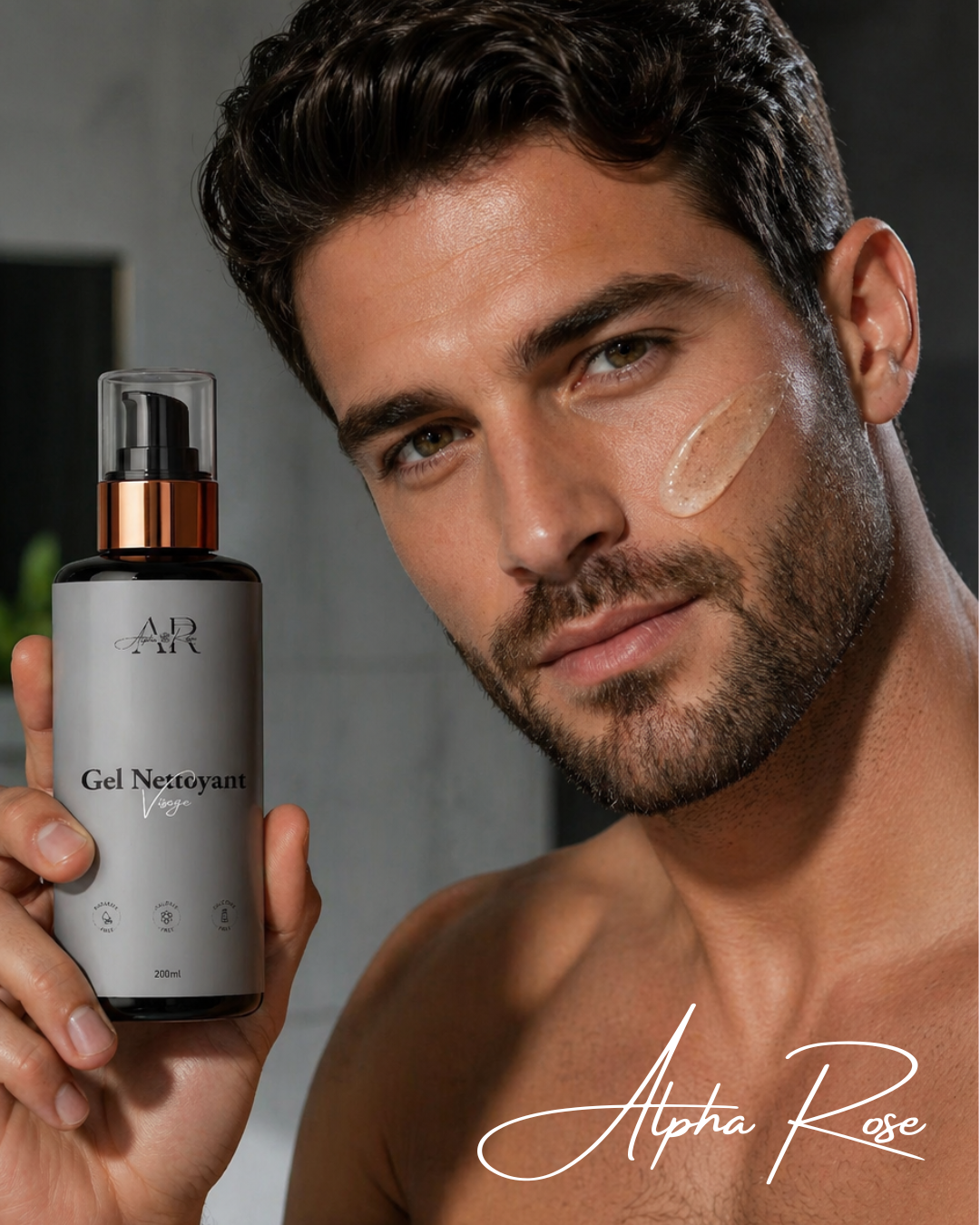 Gel nettoyant visage homme