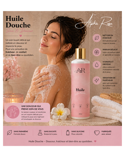 Huile de douche coco monoï
