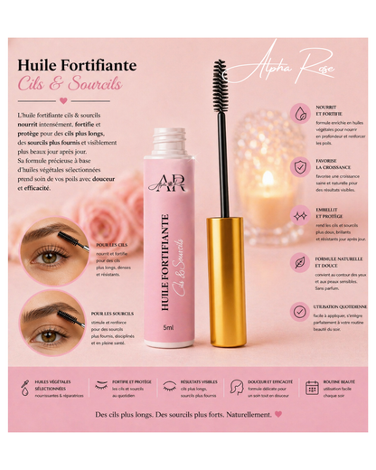 Huile fortifiante cils & sourcils