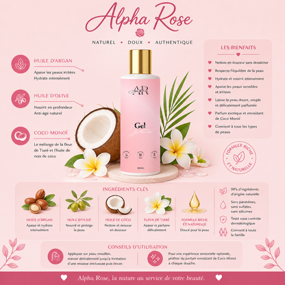Gel douche coco monoï