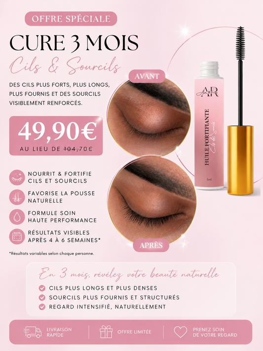 Cure 3 mois Cils & Sourcils Huile Fortifiante