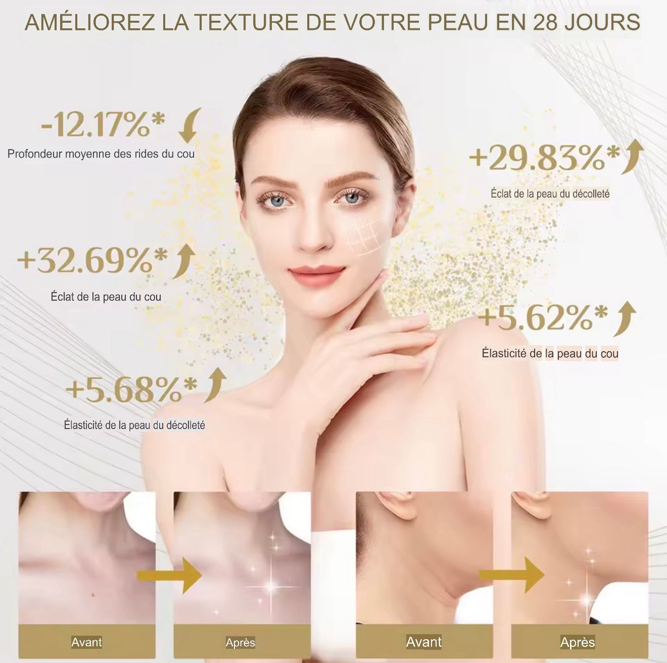 Masque LED Silicone Anti-Âge sans fil & transportable