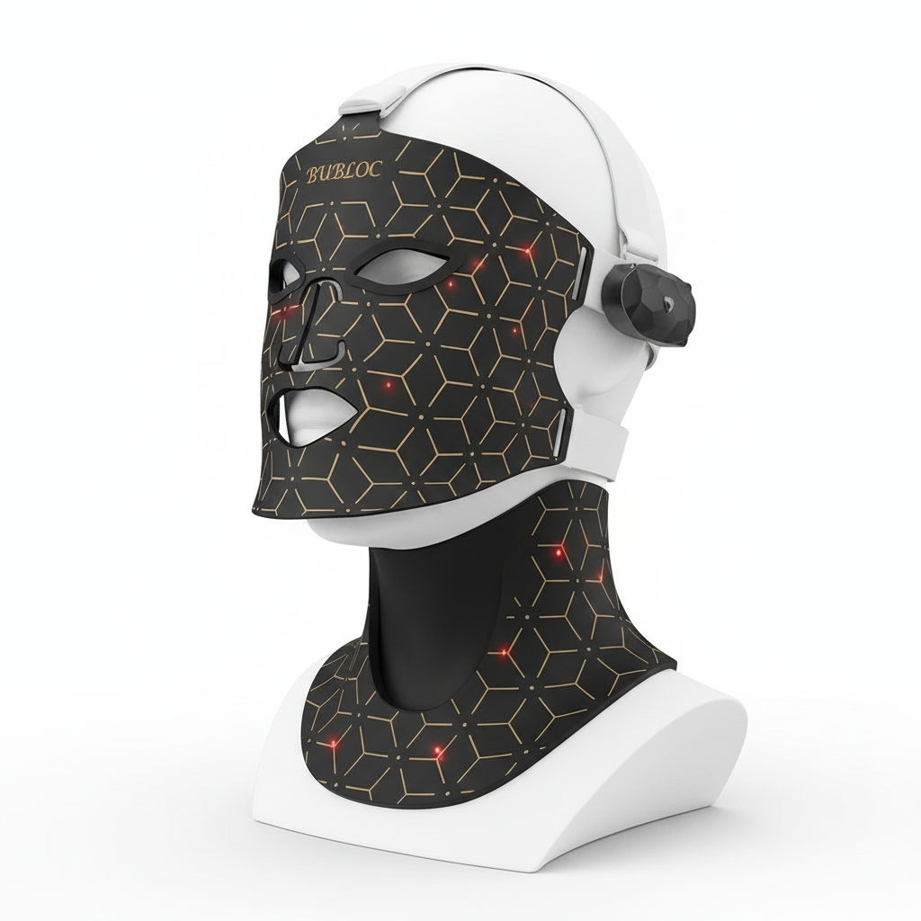 Masque LED Silicone Anti-Âge sans fil & transportable 